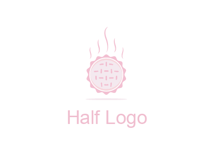 steaming pie bakery logo