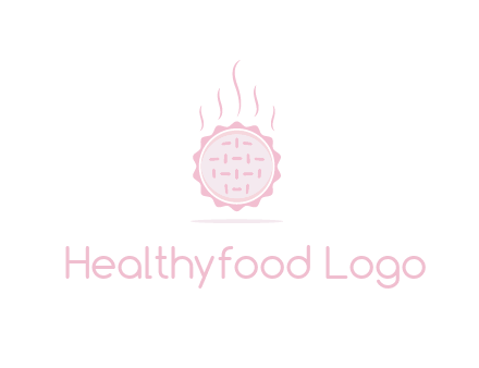 steaming pie bakery logo