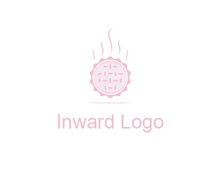 steaming pie bakery logo