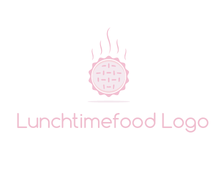 steaming pie bakery logo