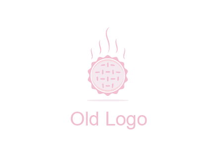 steaming pie bakery logo