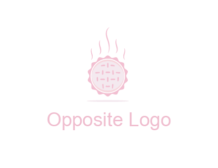 steaming pie bakery logo