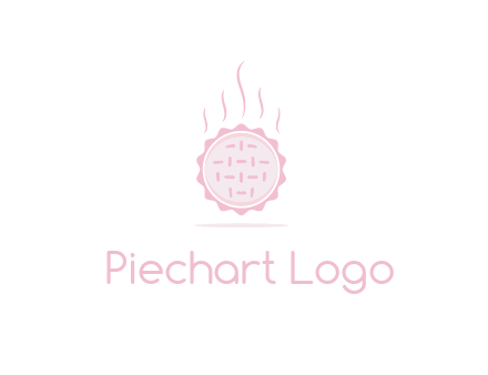 steaming pie bakery logo