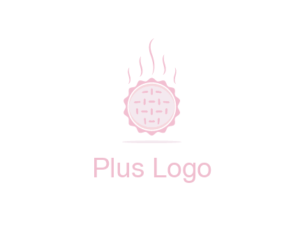 steaming pie bakery logo