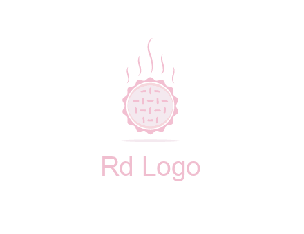 steaming pie bakery logo