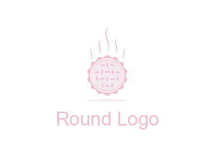 steaming pie bakery logo