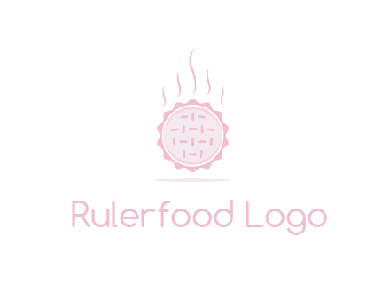 steaming pie bakery logo