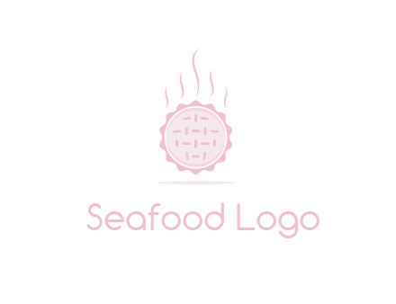 steaming pie bakery logo