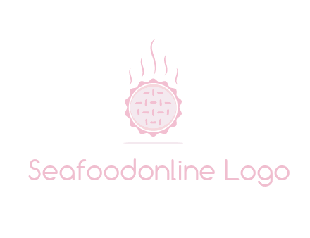 steaming pie bakery logo