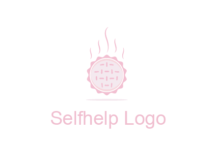 steaming pie bakery logo