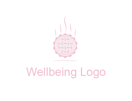 steaming pie bakery logo