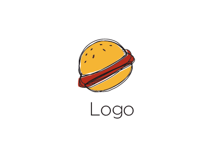titled burger in a fast food logo