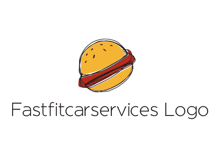 titled burger in a fast food logo