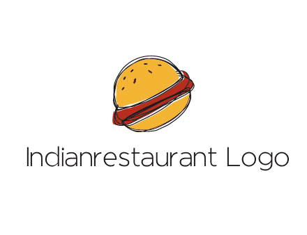 titled burger in a fast food logo