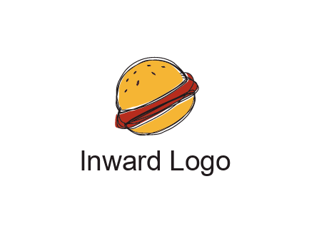 titled burger in a fast food logo