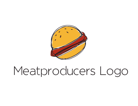 titled burger in a fast food logo