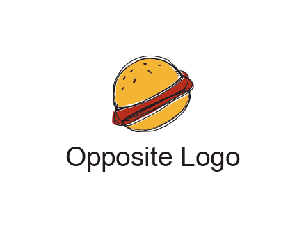 titled burger in a fast food logo