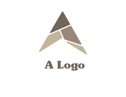mosaic letter A