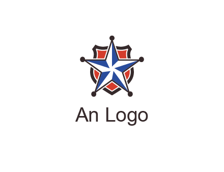 star over badge logo