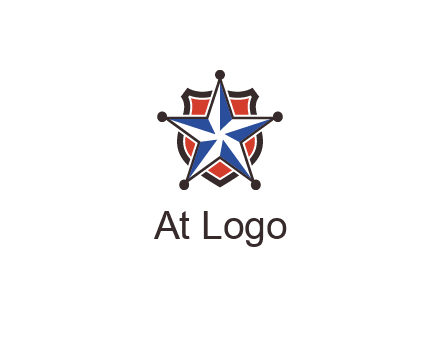 star over badge logo