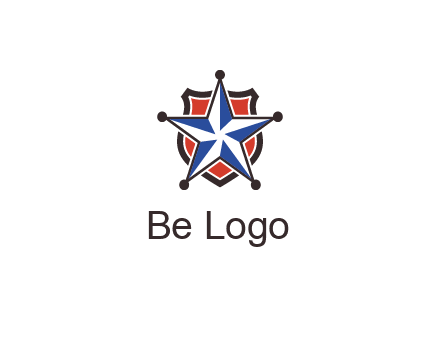 star over badge logo