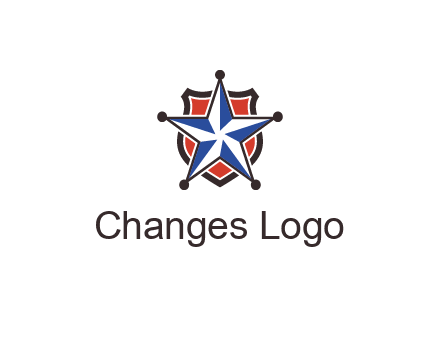 star over badge logo