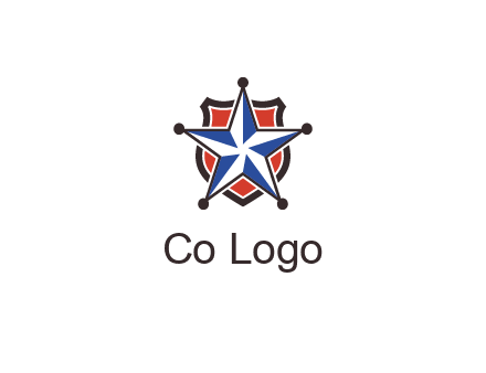 star over badge logo