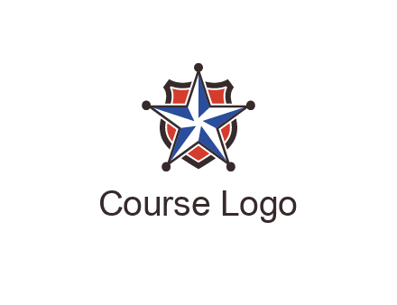 star over badge logo