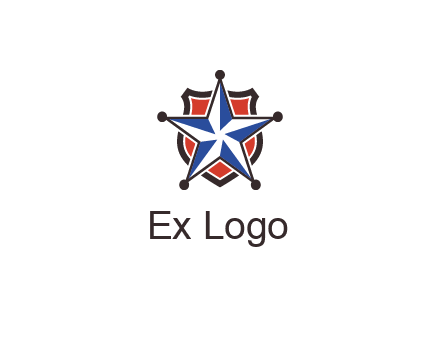 star over badge logo