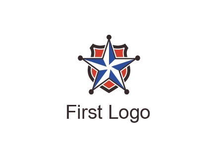 star over badge logo