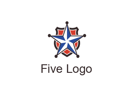 star over badge logo