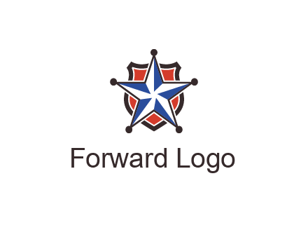 star over badge logo
