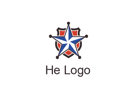 star over badge logo