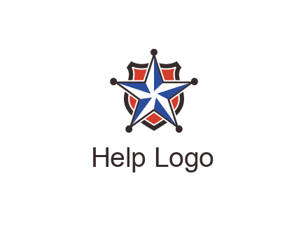 star over badge logo