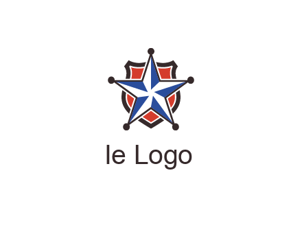 star over badge logo