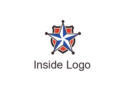 star over badge logo