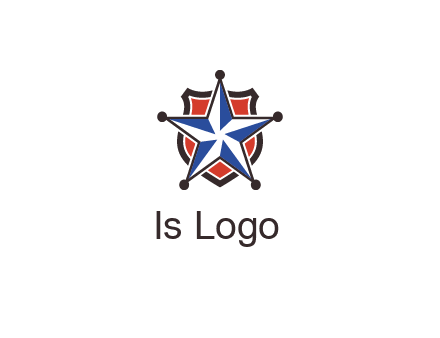 star over badge logo