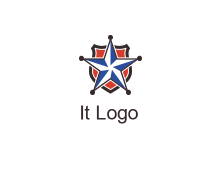star over badge logo