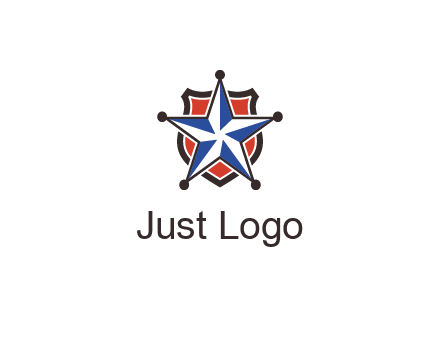 star over badge logo