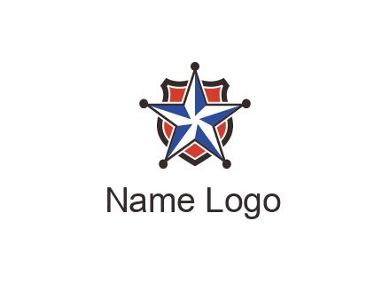 star over badge logo