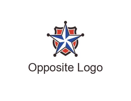 star over badge logo