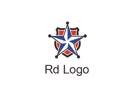 star over badge logo