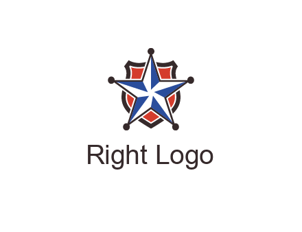 star over badge logo