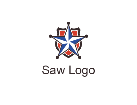 star over badge logo
