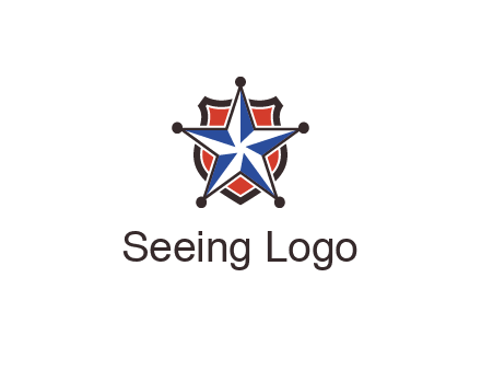 star over badge logo