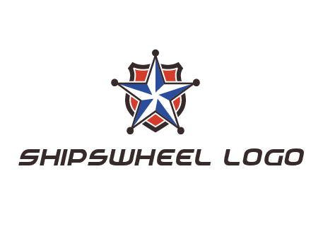 star over badge logo
