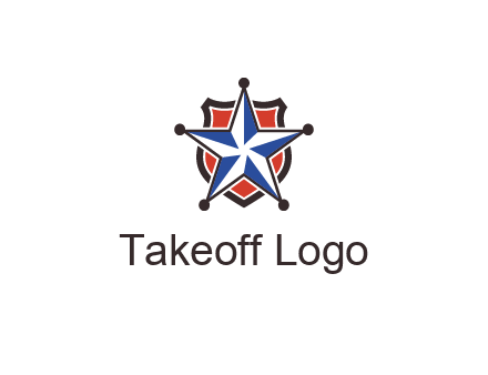 star over badge logo
