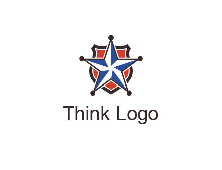 star over badge logo