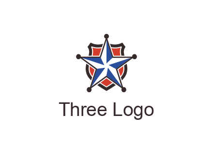 star over badge logo