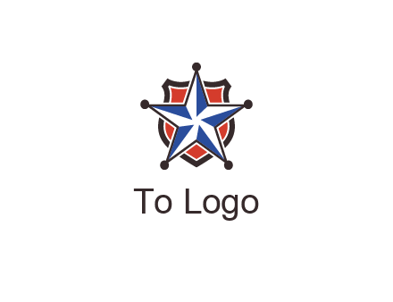star over badge logo